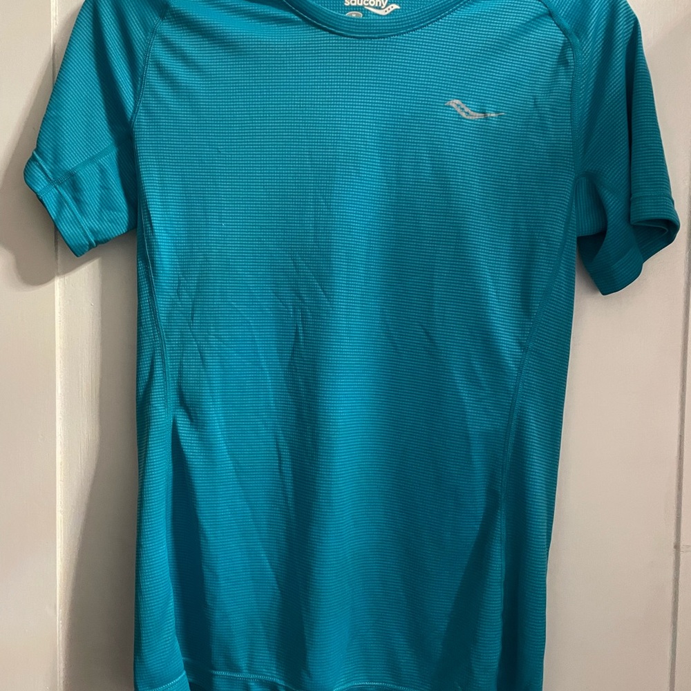 Saucony Teal Women's Running T-Shirt
